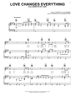 Love Changes Everything von Andrew Lloyd Webber (Download) 