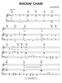 Rockin' Chair von Hoagy Carmichael (Download) 