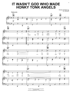 It Wasn't God Who Made Honky Tonk Angels von Kitty Wells (Download) 