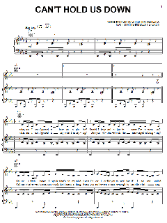 Can't Hold Us Down von Christina Aguilera (Download) 