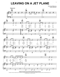 Leaving On A Jet Plane von John Denver (Download) 