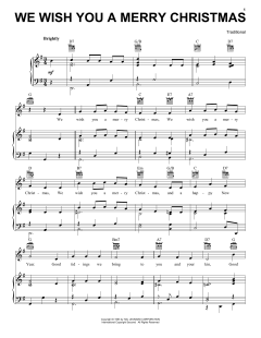 We Wish You A Merry Christmas von Traditional English Folksong (Download) 