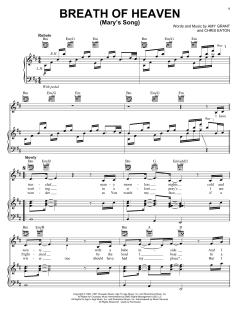 Breath Of Heaven (Mary's Song) von Amy Grant (Download) 
