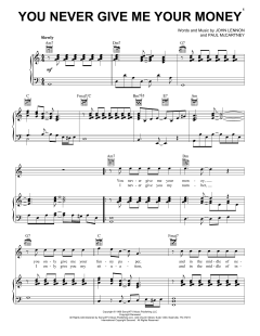 You Never Give Me Your Money von The Beatles (Download) 