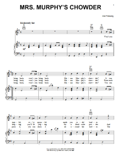 Mrs. Murphy's Chowder von Irish Folksong (Download) 