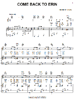 Come Back To Erin von Irish Folksong (Download) 