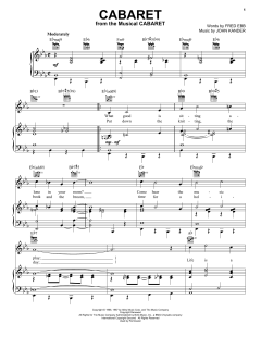 Cabaret von Fred Ebb (Download) 