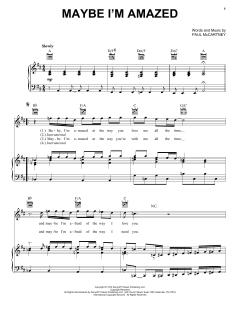 Maybe I'm Amazed von Paul McCartney (Download) 