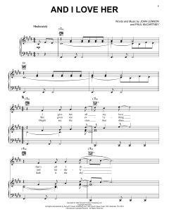And I Love Her von The Beatles (Download) 
