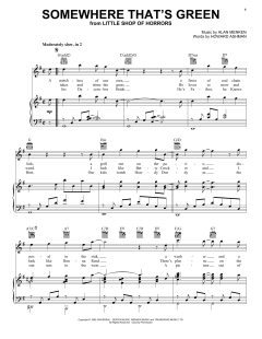 Somewhere That's Green von Howard Ashman (Download) 