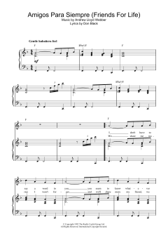 Amigos Para Siempre (Friends For Life) von Andrew Lloyd Webber (Download) 
