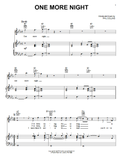 One More Night von Phil Collins (Download) 
