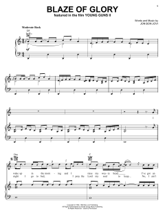 Blaze Of Glory von Bon Jovi (Download) 