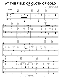 At The Field Of Cloth Of Gold von Richard Rodgers (Download) 