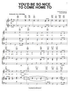 You'd Be So Nice To Come Home To von Cole Porter (Download) 