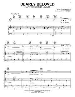 Dearly Beloved von Jerome Kern (Download) 