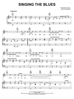 Singing The Blues von Guy Mitchell (Download) 