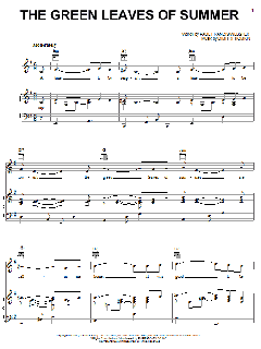 The Green Leaves Of Summer von Dimitri Tiomkin (Download) 