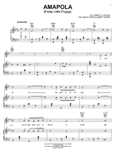 Amapola (Pretty Little Poppy) von Joseph M. Lacalle (Download) 