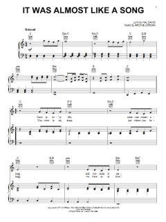 It Was Almost Like A Song von Ronnie Milsap (Download) 