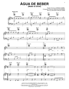 Agua De Beber (Water To Drink) von Antonio Carlos Jobim (Download) 