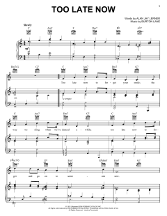 Too Late Now von Peggy Lee (Download) 