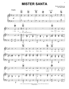 Mister Santa von Pat Ballard (Download) 