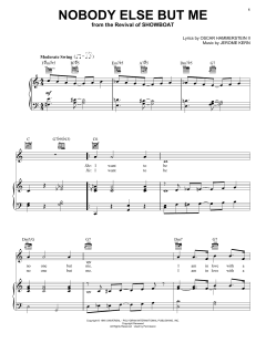 Nobody Else But Me von Jerome Kern (Download) 