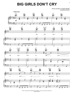 Big Girls Don't Cry von Frankie Valli (Download) 