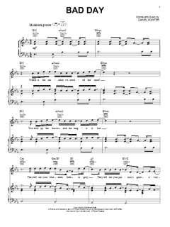 Bad Day von Daniel Powter (Download) 
