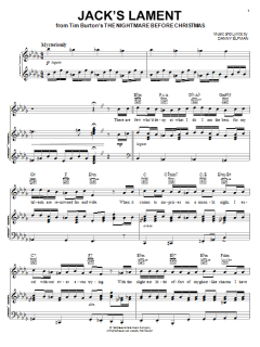 Jack's Lament von Danny Elfman (Download) 