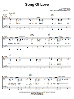Song Of Love von Rebecca St. James (Download) 