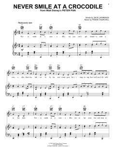Never Smile At A Crocodile von Jack Lawrence (Download) 