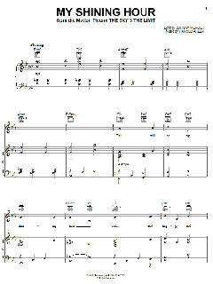 My Shining Hour von Harold Arlen (Download) 