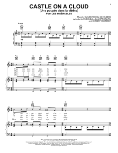 Castle On A Cloud (Une Poupee Dans La Vitrine) [French version] von Alain Boublil (Download) 