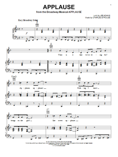 Applause von Charles Strouse (Download) 