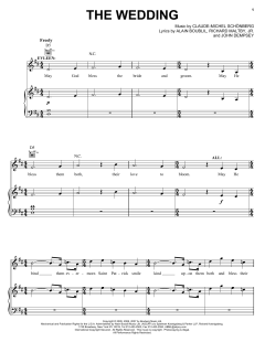 The Wedding von Alain Boublil (Download) 