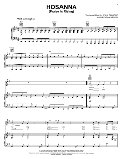 Hosanna (Praise Is Rising) von Paul Baloche (Download) 