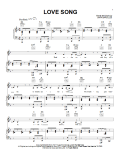Love Song von Sara Bareilles (Download) 