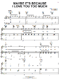 Maybe It's Because I Love You Too Much von Irving Berlin (Download) 