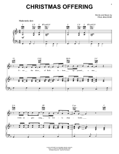 Christmas Offering von Paul Baloche (Download) 