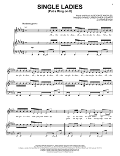Single Ladies (Put A Ring On It) von Beyoncé (Download) 