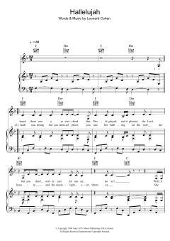 Hallelujah von Leonard Cohen (Download) 