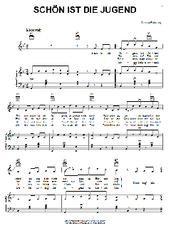 Schon Ist Die Jugend (Youth, It Is Beautiful) von German Folksong (Download) 