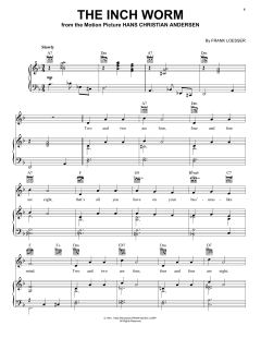 The Inch Worm von Frank Loesser (Download) 