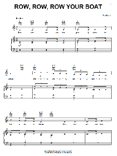 Row, Row, Row Your Boat von Traditional (Download) 