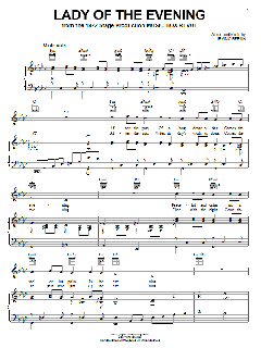 Lady Of The Evening von Irving Berlin (Download) 