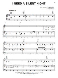 I Need A Silent Night von Amy Grant (Download) 