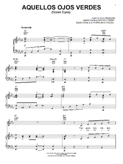 Aquellos Ojos Verdes (Green Eyes) von Nilo Menendez (Download) 