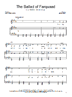 The Ballad of Farquaad von Jeanine Tesori (Download) 
